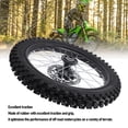 thumbnail image 3 of 17 Inch Front Wheel Rim Tire Assembly, Front Wheel Tire and Rim 70/100-17 2.75-17 Enhanced Stability  Replacement for TM MX80 for 125cml 140ml Dirt Pit Bike, 3 of 7
