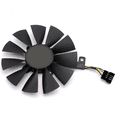 thumbnail image 3 of Ventilador de refrigeración para tarjeta gráfica T129215SM de 95 mm y 12 V CC, compatible con STRIX RX470, RX570, RX580, GTX 1050Ti, 4 pines y 13 aspas., 3 of 5