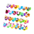 thumbnail image 1 of 24 adornos de huevos de Pascua coloridos con juguetes de peluche, regalos de fiesta de de Pascua, rellenos de canastas de Pascua para niños y, 1 of 8