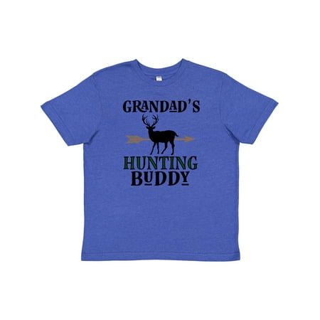 Inktastic Bowhunter Grandad Hunting Buddy Youth T-Shirt