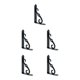 thumbnail image 3 of Eigraketly Soporte triangular para estante de almacenamiento estable y espacioso Soporte de partición de soporte de carga Estante de hierro Type2 NO2, 3 of 3