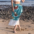 thumbnail image 6 of Christmas Sleigh Stylish Chiffon Women's Summer Beach Dress with Polyester Straps, 6 of 6