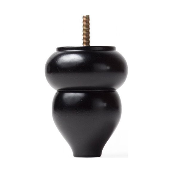 BingLTD - 5" Espresso Profile Sofa Legs with 10mm Bolt - Set of 4 (Hulu-Black)