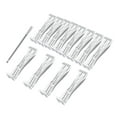 thumbnail image 2 of Miulika 5 inch Gutter Clips Gutter Hangers for Gutter Repair, Heavy Duty, for Sagging Rain Gutters, Hidden Gutter Hangers 12pcs, 2 of 9