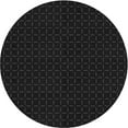 thumbnail image 1 of Ahgly Company Machine Washable Indoor Round Transitional Night Black Area Rugs, 3' Round, 1 of 7
