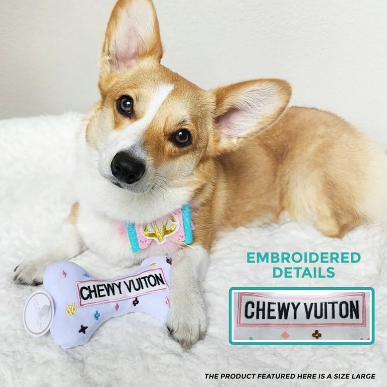 Haute Diggity Dog Chewy Vuiton White Collection – Soft Plush Designer Dog  Toys with Squeaker and Fun, Unique, Parody Designs from Safe,  Machine-Washable Materials for All Breeds & Sizes 