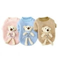 thumbnail image 2 of Ropa para mascotas Ropa para perros Ropa de otoño e invierno Ropa para mascotas de peluche Piernas Polar Espalda Polar de oso, 2 of 6
