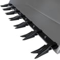 thumbnail image 1 of Bingirl Heavy Duty 53-Inch Bucket Tooth Bar for Sub-Compact Tractors Bucket Teeth Fits 1/2-Inch Bucket Cutting Edges or Less No Drilling Required-Black, 1 of 6