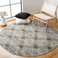 thumbnail image 2 of SAFAVIEH Montage Hedley Geometric Indoor/Outdoor Area Rug, Dark Grey/Grey, 4' x 6', 2 of 10
