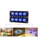 thumbnail image 3 of Panel de interruptor de 8 , de palanca, fusible de 10A precableado, Panel de Control de indicador LED resistente para Zulema Panel de interruptor basculante, 3 of 6