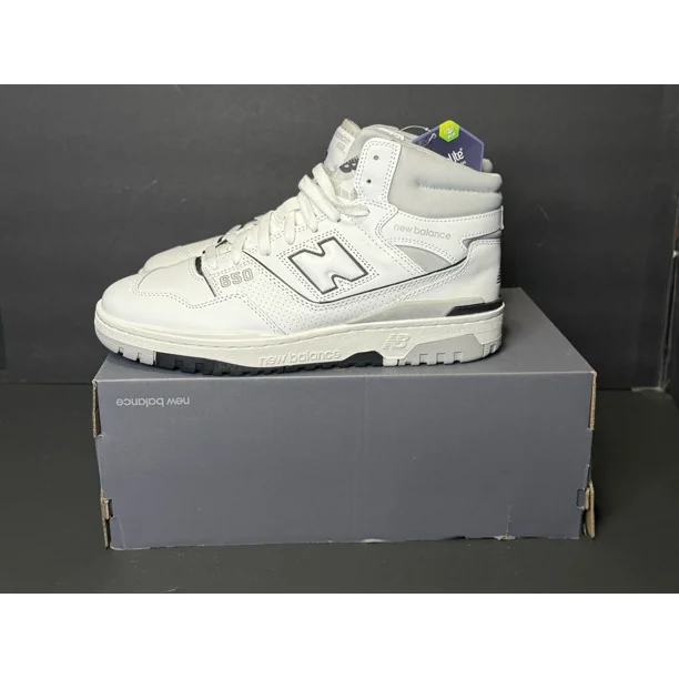 Size 10 - New Balance 650 "White/Grey" sneakers | BB650RWC | New