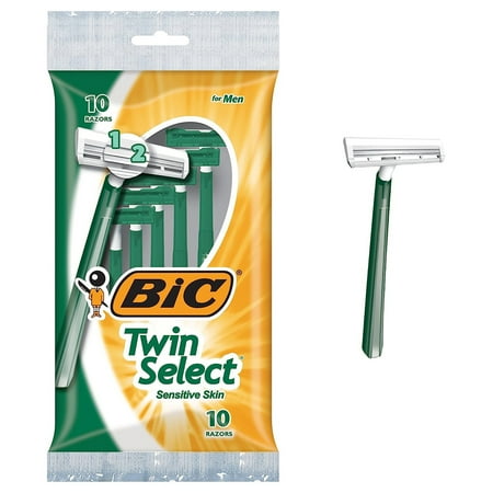 UPC 070330915718 product image for Bic Twin Select Shavers For Men Sensitive Skin 10 Each | upcitemdb.com