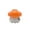 Orange, variant on Desktop vacuum cleaner desktop vacuum cartoon Mini dustproof assistant keyboard cleaning dust machine is suitable for home office, Mini Cartoon Mushroom Dust Removal Office Home