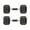 15 lb, Pair, variant on HANDBODE Hex Rubber Dumbbells, Non-Slip Handle Design for Secure & Comfortable Grip, Hand Weights for Strength Training and Home Gym / Pair of 12.5 LB