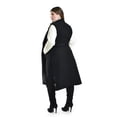 thumbnail image 3 of Chaleco largo con cinto Roman Fashion /Tallas Extras, 3018 (Negro) negro 40, 3 of 6