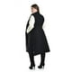 thumbnail image 3 of Chaleco largo con cinto Roman Fashion /Tallas Extras, 3018 (Negro) negro 40, 3 of 6