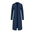thumbnail image 4 of STETMN Women's Two Piece Outfits Long Sleeve Jumpsuit Long Cardigan Warm Loungewear Sets, 4 of 7