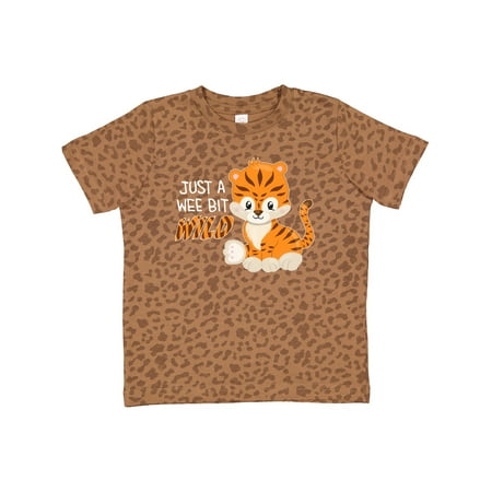 

Inktastic Just a Wee Bit Wild- Cute Tiger Cub Gift Toddler Boy or Toddler Girl T-Shirt