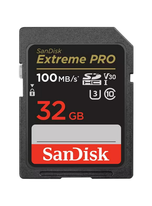 SanDisk Extreme PRO 32 GB Class 10/UHS-I (U3) V30 SDHC, 1 Pack