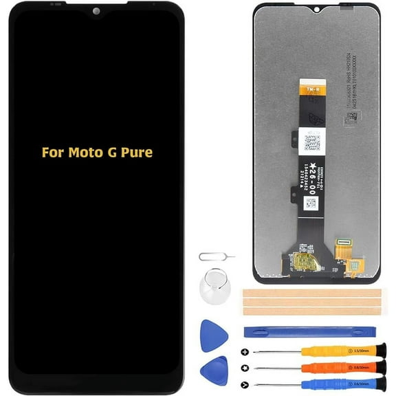 for Motorola Moto G Pure XT2163 LCD Display Touch Digitizer Screen Replacement XT2163DL XT2163-4 Full Assembly Repair Kits with Tools