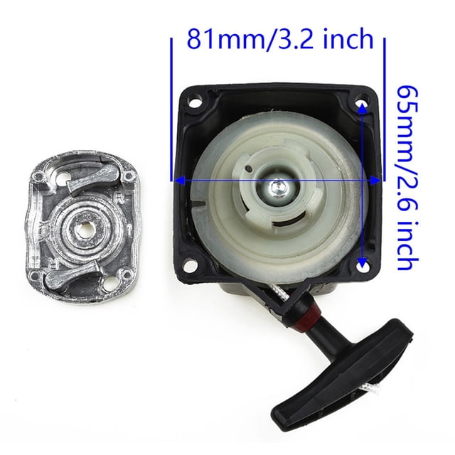 New Pull Start Starter W/ Pawl Plate for 47Cc/49Cc Engine Strimmer Brush Cutter