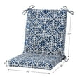 thumbnail image 5 of Greendale Home Fashions Outdoor High Back Chair Pad, Indigo, 5 of 7
