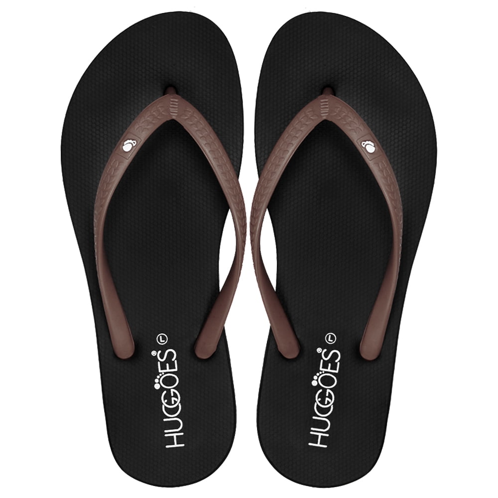 Huggoes - HUGGOES - EBONY Summer Beach Flip Flop Sandals for Women ...