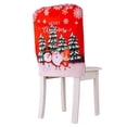 thumbnail image 1 of Funda navideña para silla Funda para silla inglesa roja Decoración para comedor (B) JShteea Libre de BPA, 1 of 9