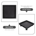 thumbnail image 3 of Gymnture Rolling Flower Pot Stand with Tray & Casters - Heavy Duty Black, 3 of 11