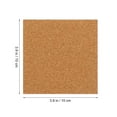 thumbnail image 2 of HONMEET 10PCS Writeable Surface Cork Coasters for School Use Wood Color, 2 of 6