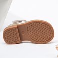 thumbnail image 5 of FINALGANG Little Girls Adjustable Ankle Strap Floral Applique Closed Toe Sandals Shiny Upper Flat Sole Summer Party Kids Princess Sandals Trendy Shoes 18-24 Months, 5 of 7