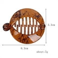 thumbnail image 6 of 4 Pieces Small Round Hair Clips 2.5x2.1"""" Fishtail Hair Clip D, 6 of 6