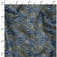 thumbnail image 2 of Soimoi Cotton Poplin Blue Fabric By the Yard - 42 Inch Wide - Florals Print Fabric - Elegant and Timeless Patterns for Fashion and Home Decor Printed Fabric, 2 of 6