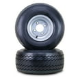thumbnail image 2 of WANDA Golf Cart Tire Wheel Assembly 18X8.5-8 4-Ply with 4 Lugs on 4" PCD Silver Rim ,SET 2 -14006, 2 of 3