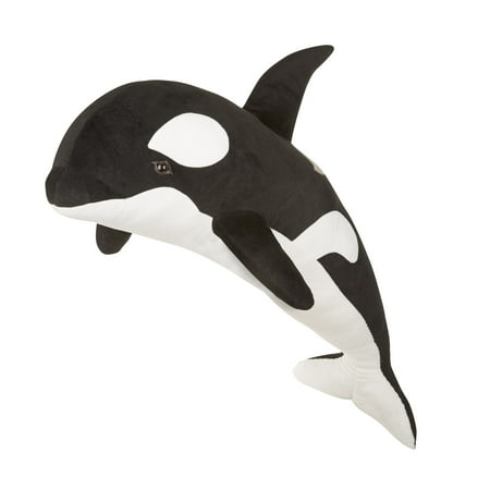 UPC 000772088022 product image for Melissa & Doug Giant Orca Whale - Lifelike Stuffed Animal (Over 3 Feet Long) | upcitemdb.com