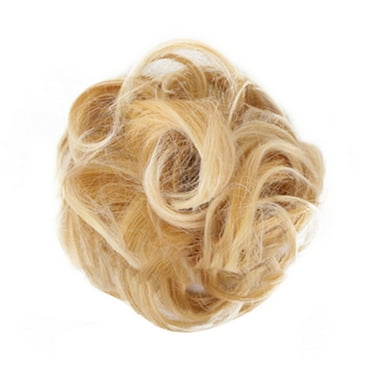 Women Hair Piece Girls Wig Clip Elastic Dyeable Hair Ring Stretchy Hoop Hairstyling Prop Headwear