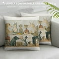 thumbnail image 3 of Orinice Dog Cat Graphic Decorative Throw Pillow Cover for Home Couch Living Room 20x20in, 3 of 5