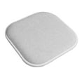 thumbnail image 4 of Alexis Memory Foam No Slip Back 16 x 16 Chair Pad Cushion 4 Pack - Gray-White, 4 of 7