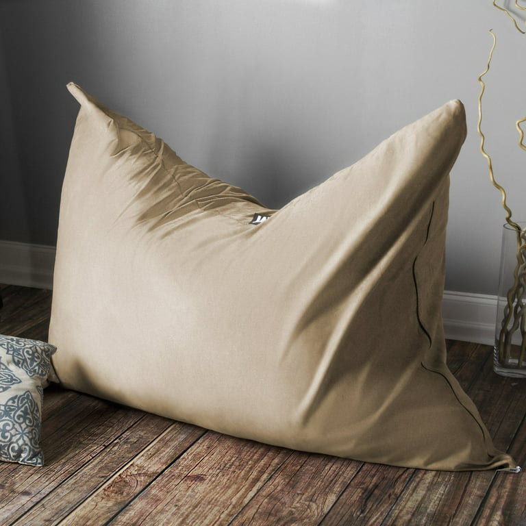 Jaxx Pillow Saxx 5.5' Giant Bean Bag Pillow, Charcoal