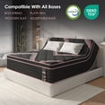thumbnail image 5 of Leumius King Size Mattress,10 inch Hybrid Mattress in a Box with Memory Foam & Individual Pocket Spring,Medium Firm,Pink, 5 of 8