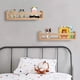 thumbnail image 3 of Estantería flotante de madera natural para pared de 2 piezas para niños, estantes de guardería para pared, decoración de baño, estante para especias de cocina, 3 of 7