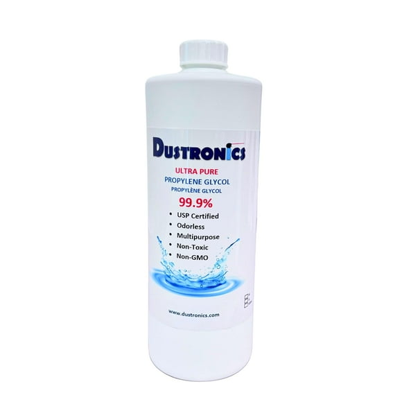 DUSTRONICS ULTRA PURE PROPYLENE GLYCOL 99.9% USP FOOD & PHARMACEUTICAL GRADE, 1 LITRE