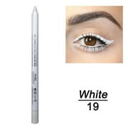 Guvpev Eyeliner Pen Glitter Eyeliner Pencil Eye Liners For Women Waterproof Colored - White