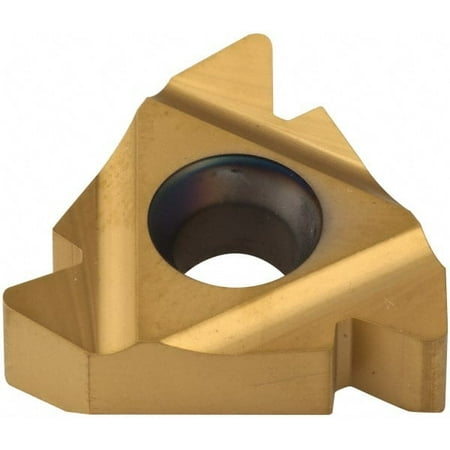 

Carmex 27ER External Right Hand 4 UN Laydown Threading Insert Grade P25C TiN Coated Carbide
