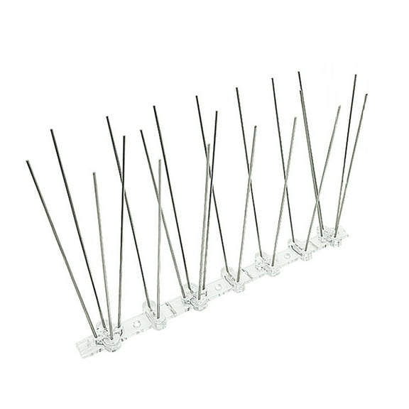 2024 New 9.8-inch Bird Proof Nail Bird Proof Metal Stainless Steel Bird Proof Nail 10X Spike 1X Base