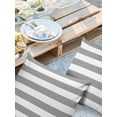 thumbnail image 2 of Outdoor Waterproof Throw Pillow Covers Set of 2 Classical Stripe Decorative Pillowcases Square Outdoor Pillows Cushion Case 18x18 Inch Grey Patio Pillows for Couch Sofa Bed Garden, 2 of 7