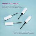 thumbnail image 3 of FLOWER Beauty FIBER FIX Eyebrow Gel Tinted Brow Mascara & Fixative, Light Brown, 3 of 7