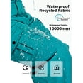 thumbnail image 6 of Wantdo Girls' and Boys' Ski Bibs Waterproof Snow Bibs Overalls Insulated Snowboarding Pants Blue 14-16, 6 of 11