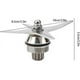 thumbnail image 2 of 4 Leaf Wet Blade Replacement Part With 104675 Stainless Steel Fit For Vitamix Home Crusher Ice Crusher Attachment, 2 of 5