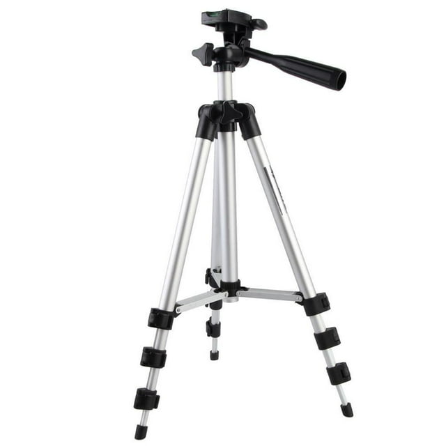 Trépied en Aluminium de 42,5 Pouces Support de Table de Tournage Vidéo Réglable pour Appareil Photo et Téléphone